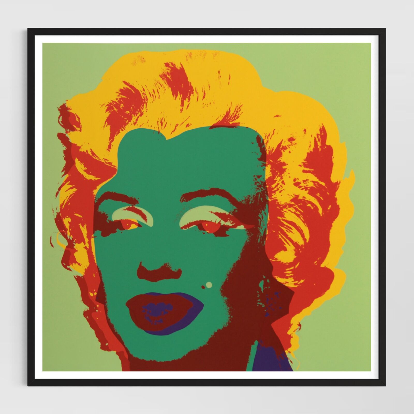 Artwork by Andy Warhol, Marilyn Monroe (Portfolio of 10), Made of Silkscreen on Museum Board 