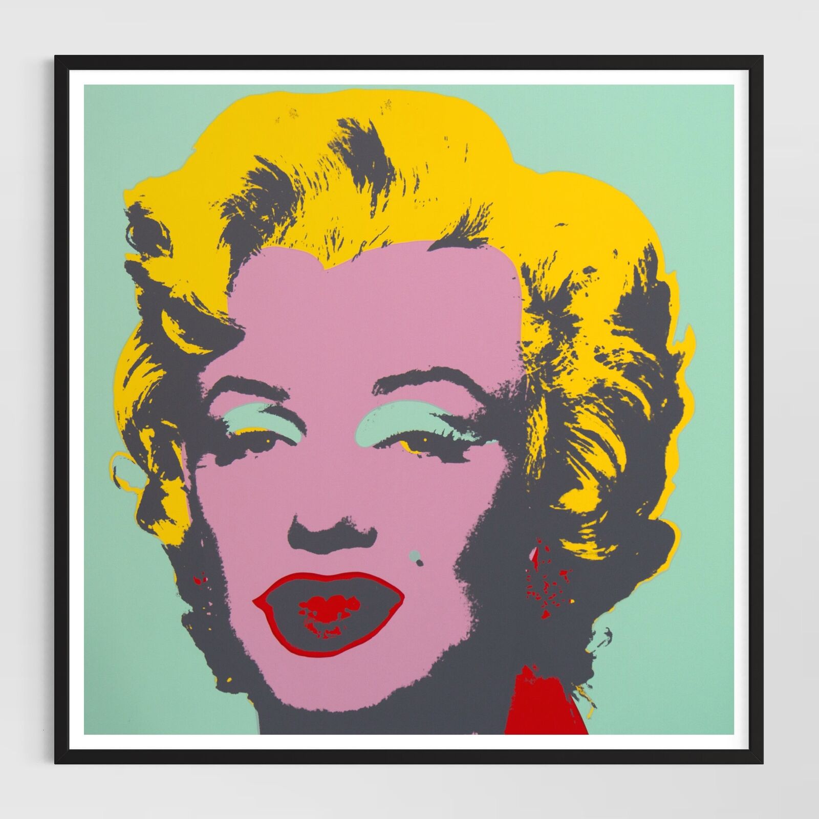 Artwork by Andy Warhol, Marilyn Monroe (Portfolio of 10), Made of Silkscreen on Museum Board 