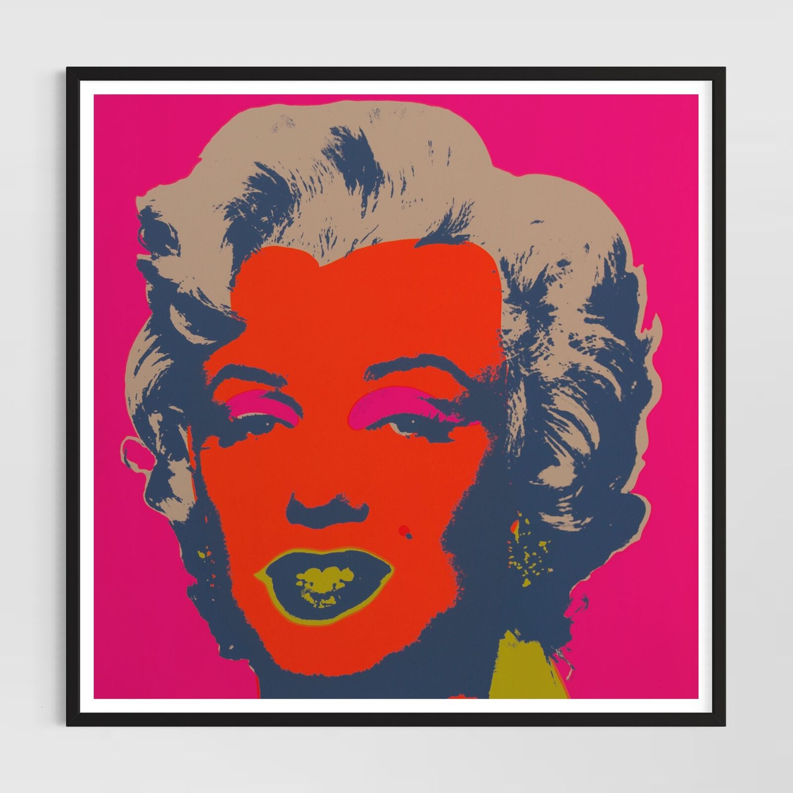 Artwork by Andy Warhol, Marilyn Monroe (Portfolio of 10), Made of Silkscreen on Museum Board 