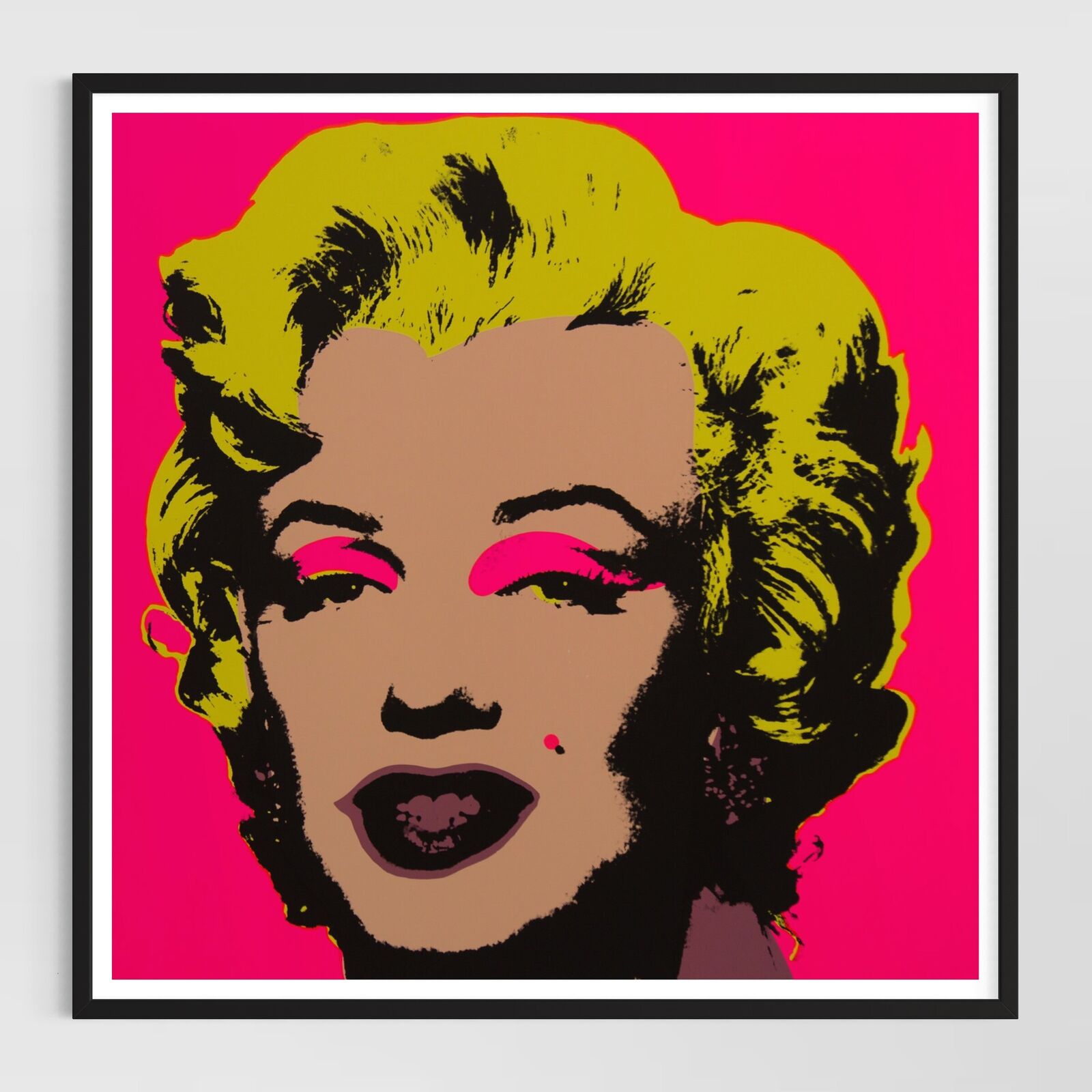 Artwork by Andy Warhol, Marilyn Monroe (Portfolio of 10), Made of Silkscreen on Museum Board 