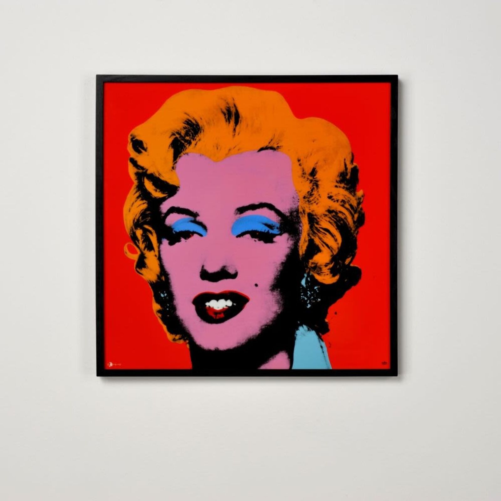 Artwork by Andy Warhol, Marilyn (Orange-Pink), Made of Enamel on Porcelain 