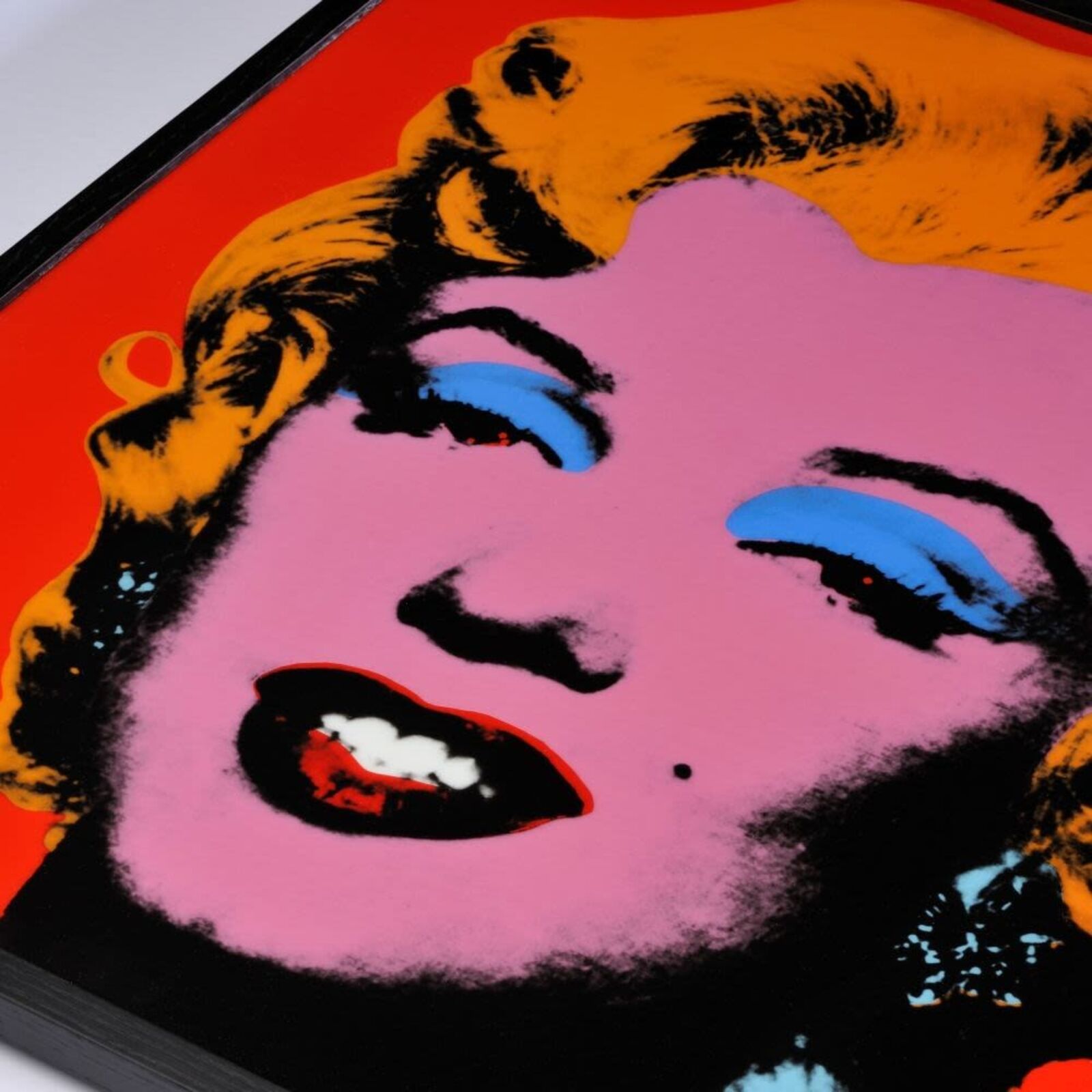Artwork by Andy Warhol, Marilyn (Orange-Pink), Made of Enamel on Porcelain 
