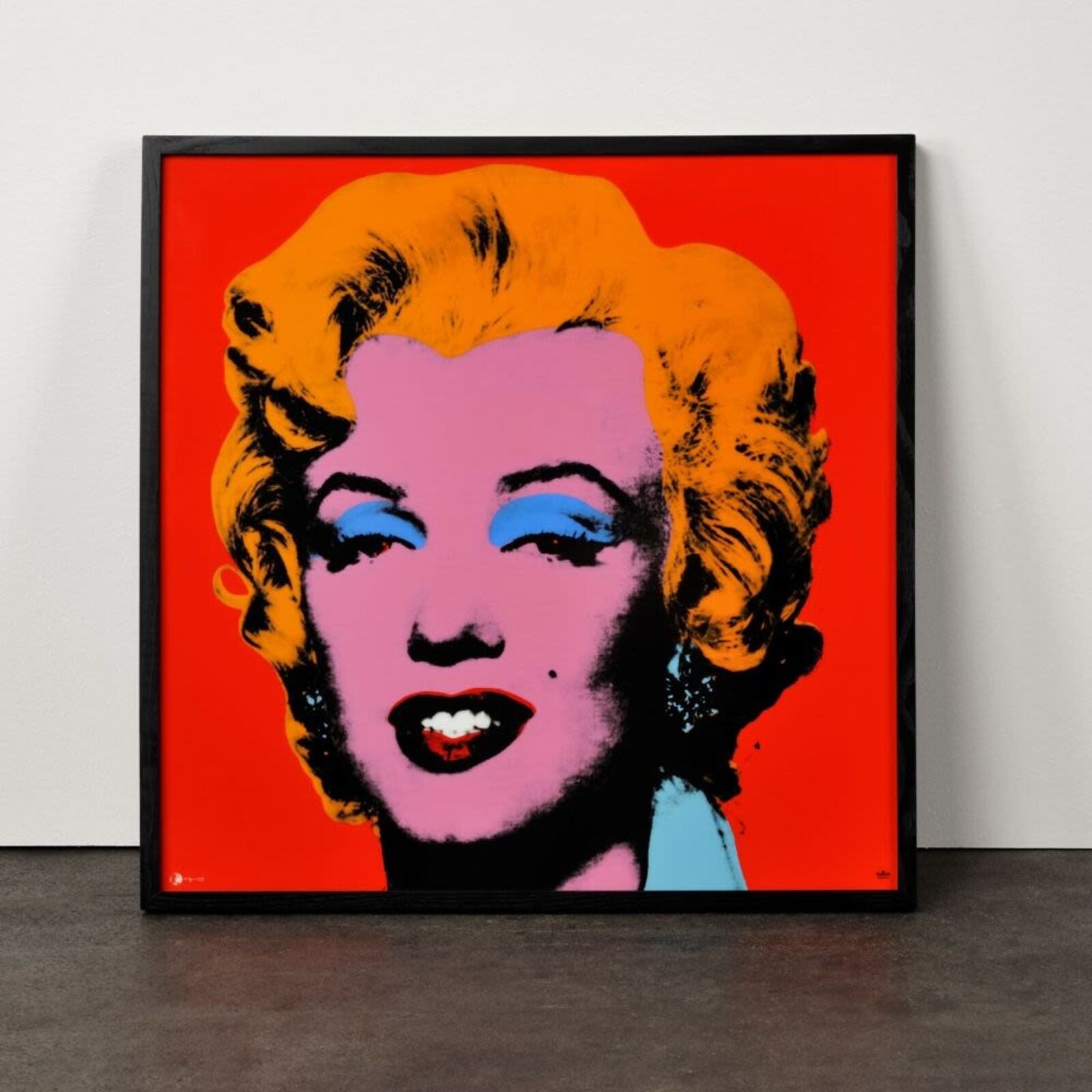 Artwork by Andy Warhol, Marilyn (Orange-Pink), Made of Enamel on Porcelain 
