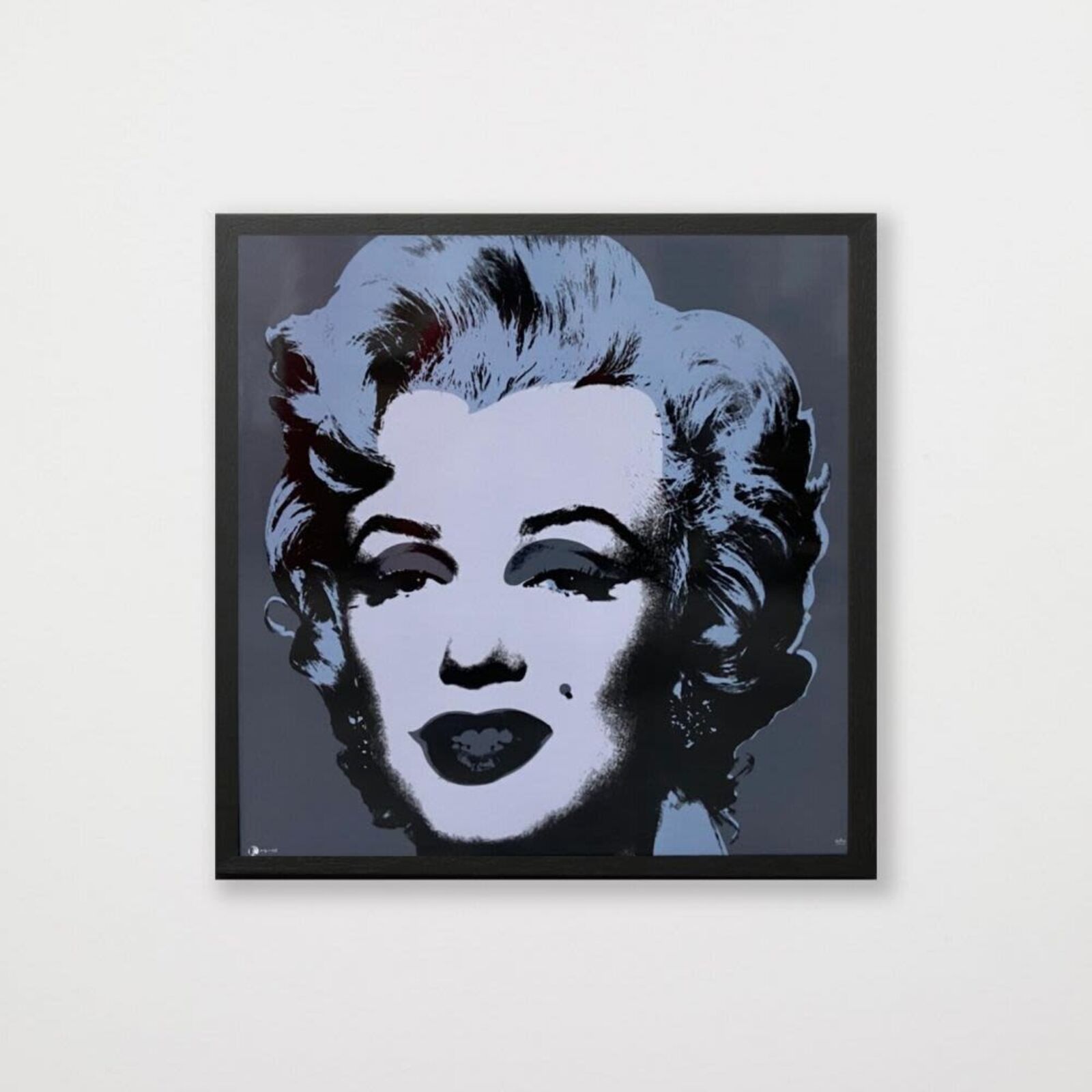 Artwork by Andy Warhol, Marilyn (Silver), Made of Enamel on porcelain 