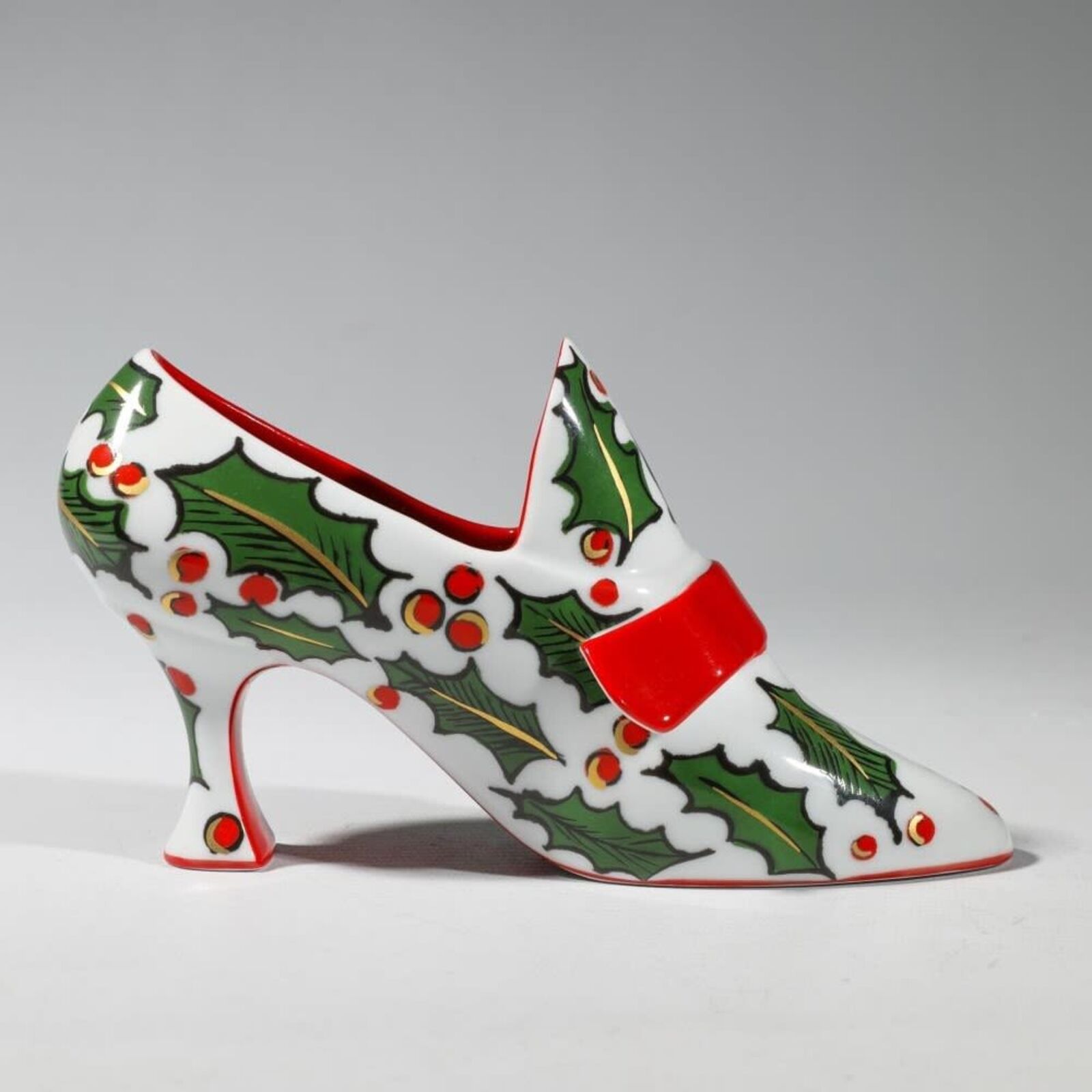 Artwork by Andy Warhol, Merry Christmas Shoe, Made of Enamel on porcelain 