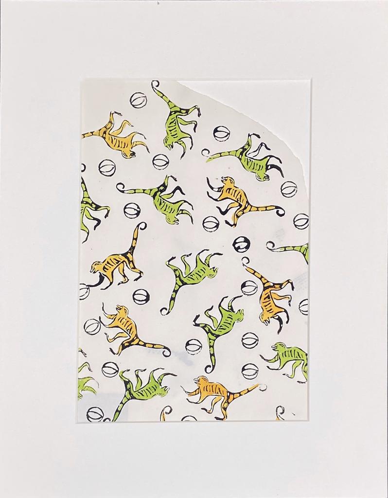 Monkeys (Stamped) by Andy Warhol, circa 1950