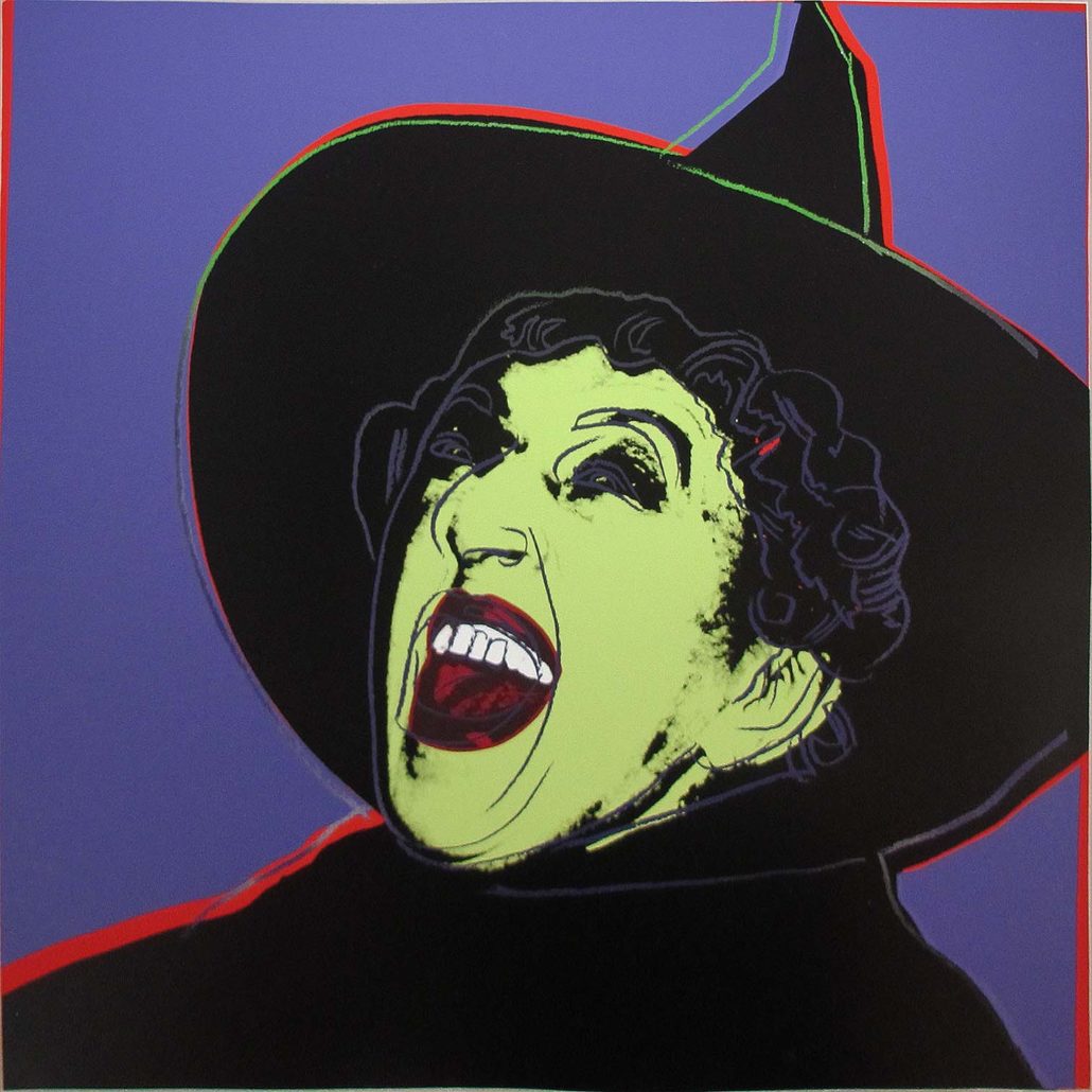 Artwork by Andy Warhol, Myths: The Witch, II.261, Made of Screenprint on Lenox Museum Board 