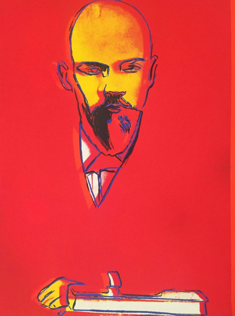 Red Lenin, II.403 by Andy Warhol, 1987