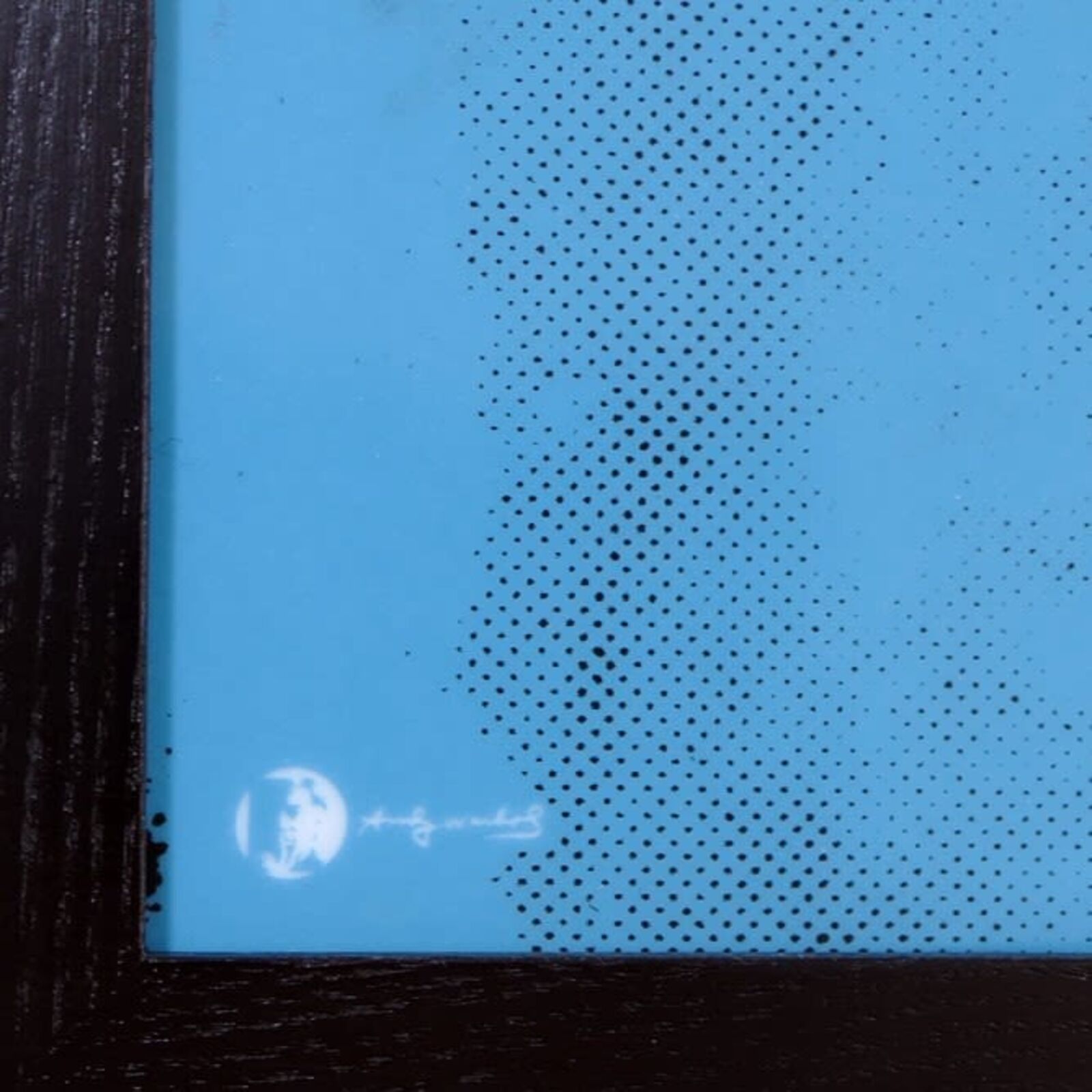 Artwork by Andy Warhol, Self-Portrait, Blue, Made of Enamel on porcelain 