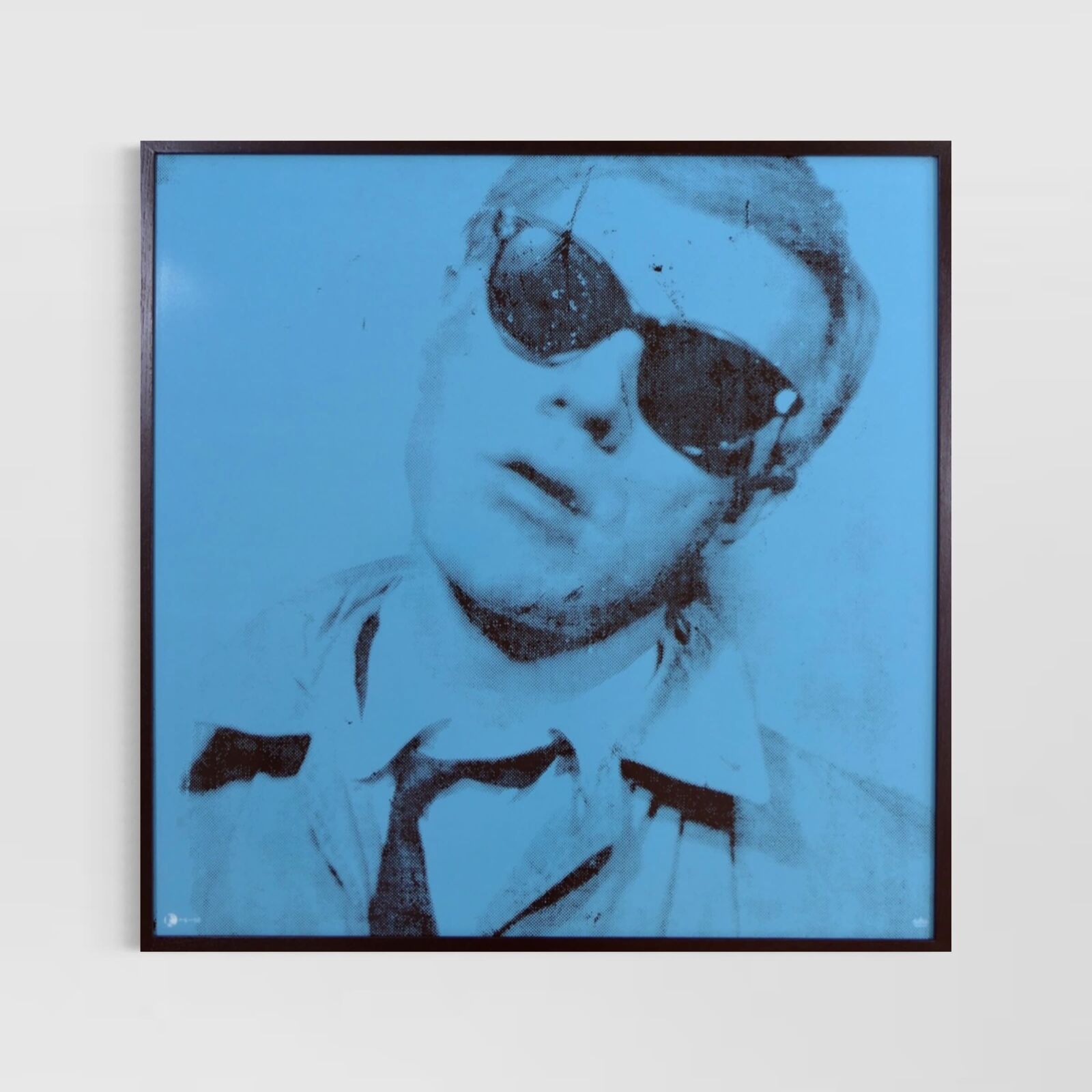 Artwork by Andy Warhol, Self-Portrait, Blue, Made of Enamel on porcelain 