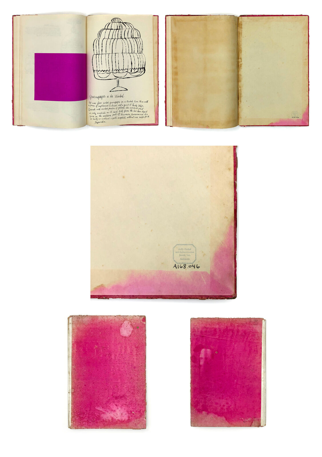 Artwork by Andy Warhol, Wild Raspberries FS IV.126-143 (Andy Warhol Art Authentication Board Stamped), Made of Lithograph 
