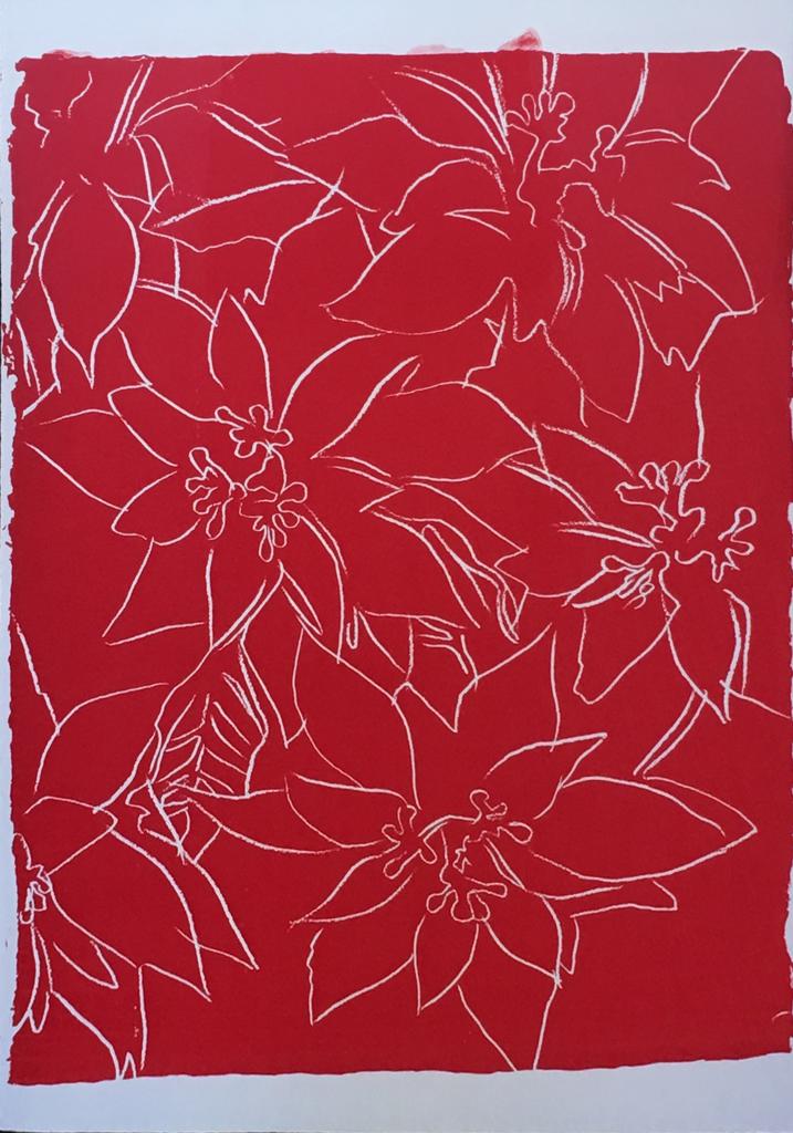 Poinsettias by Andy Warhol, circa 1983