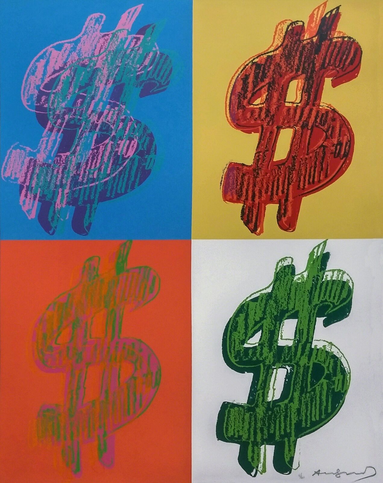 $ (QUADRANT) FS II.284 by Andy Warhol, 1982