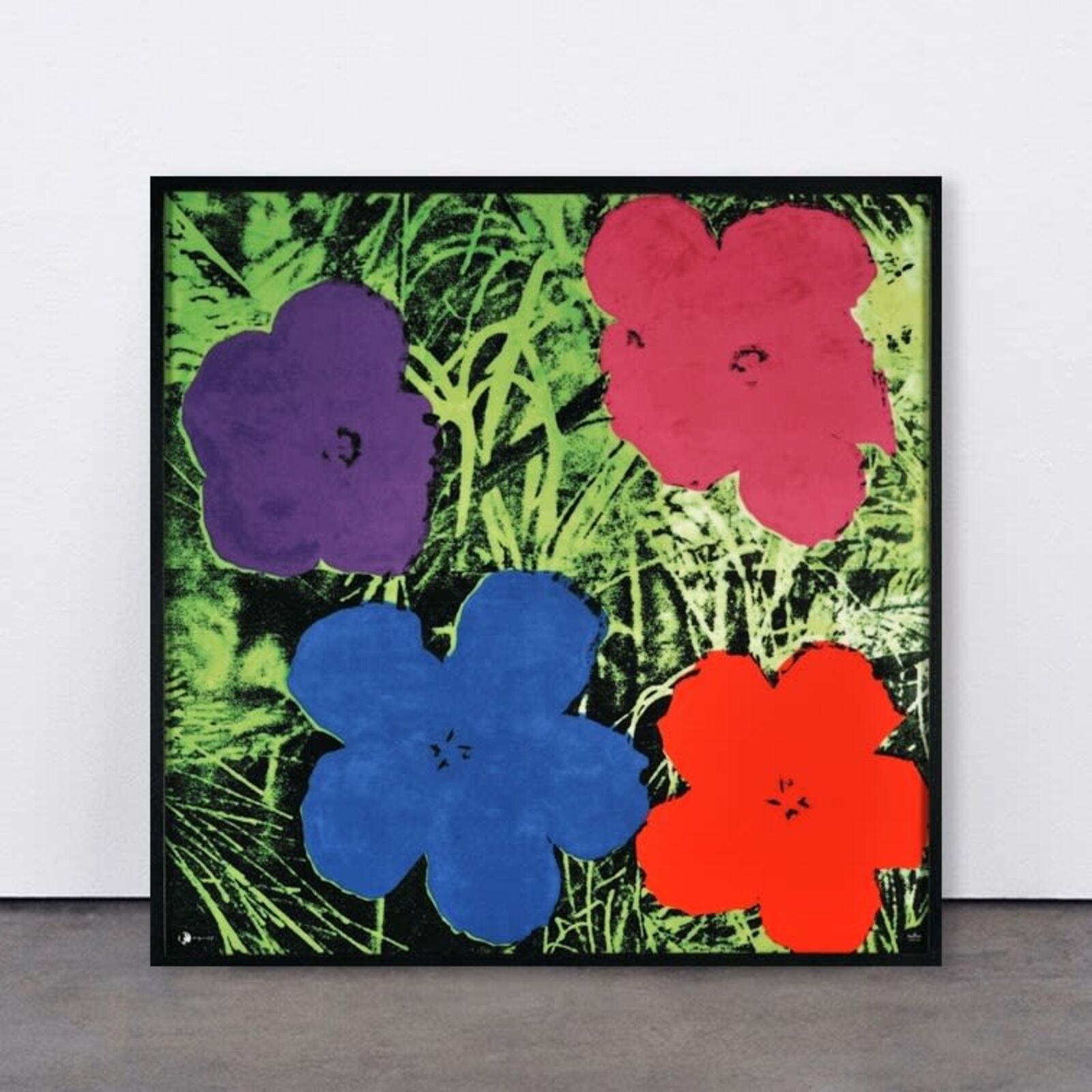 Artwork by Andy Warhol, Flowers, Made of Enamel on porcelain 