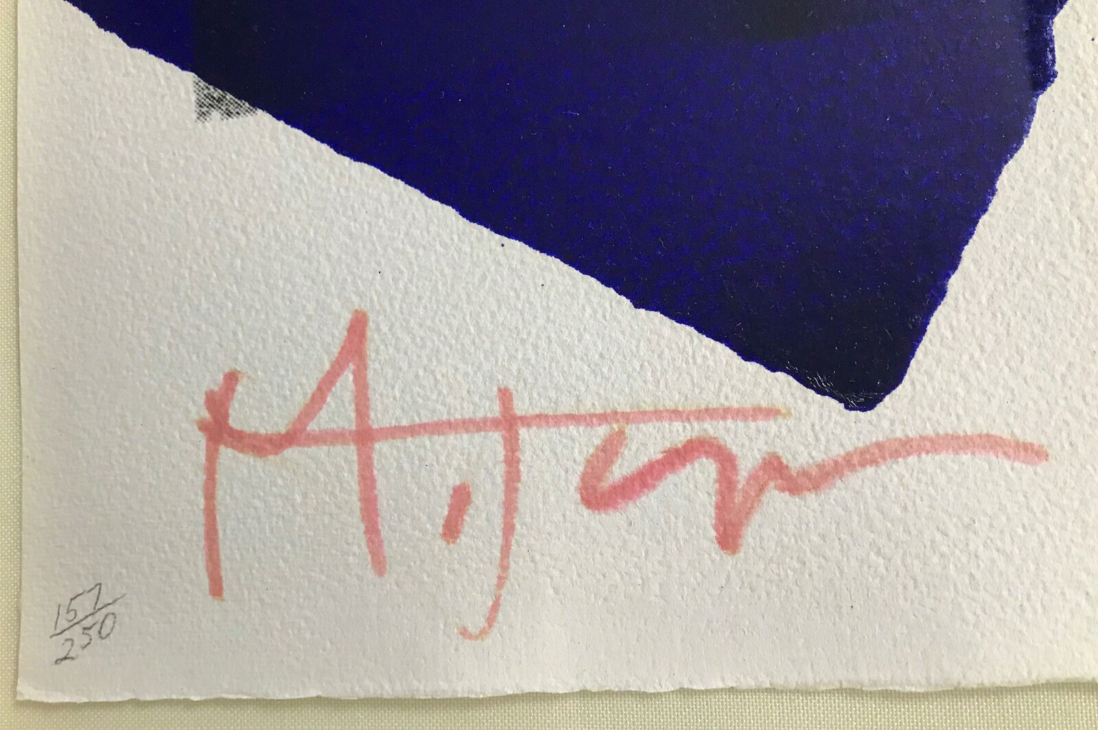 Artwork by Andy Warhol, MICK JAGGER FS II.142, Made of Screenprint On Arches Aquarelle (Rough) Paper 