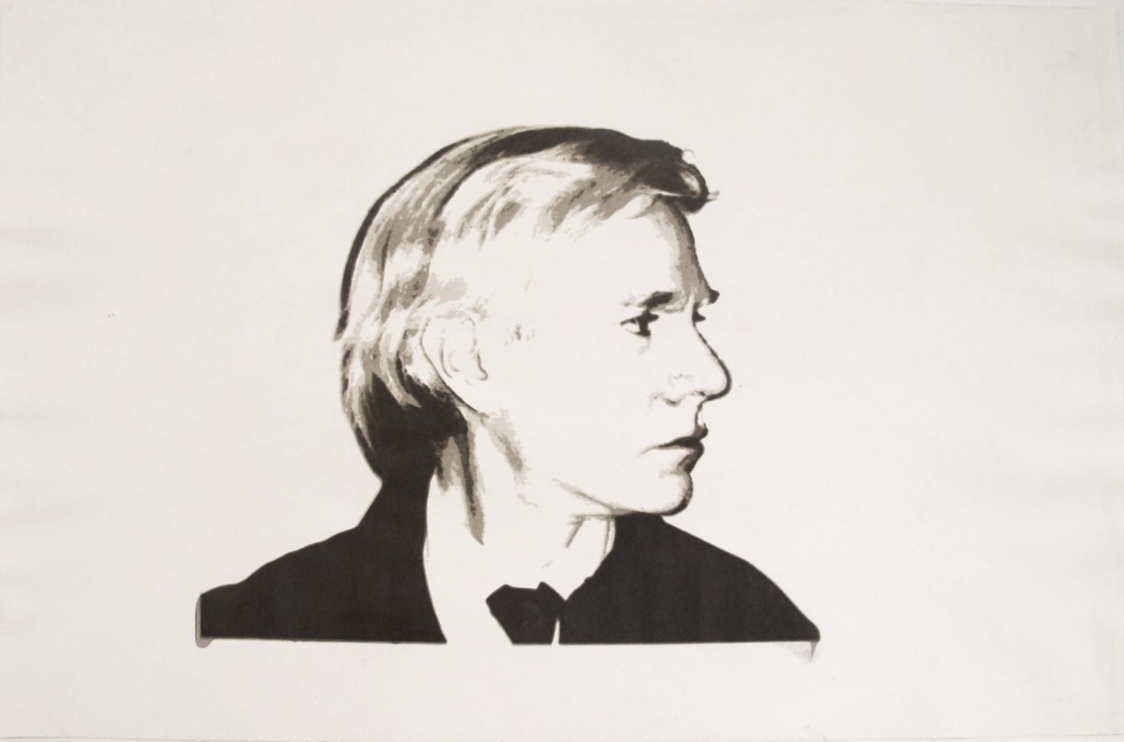 Artwork by Andy Warhol, Self-Portrait, Made of Screenprint on paper 