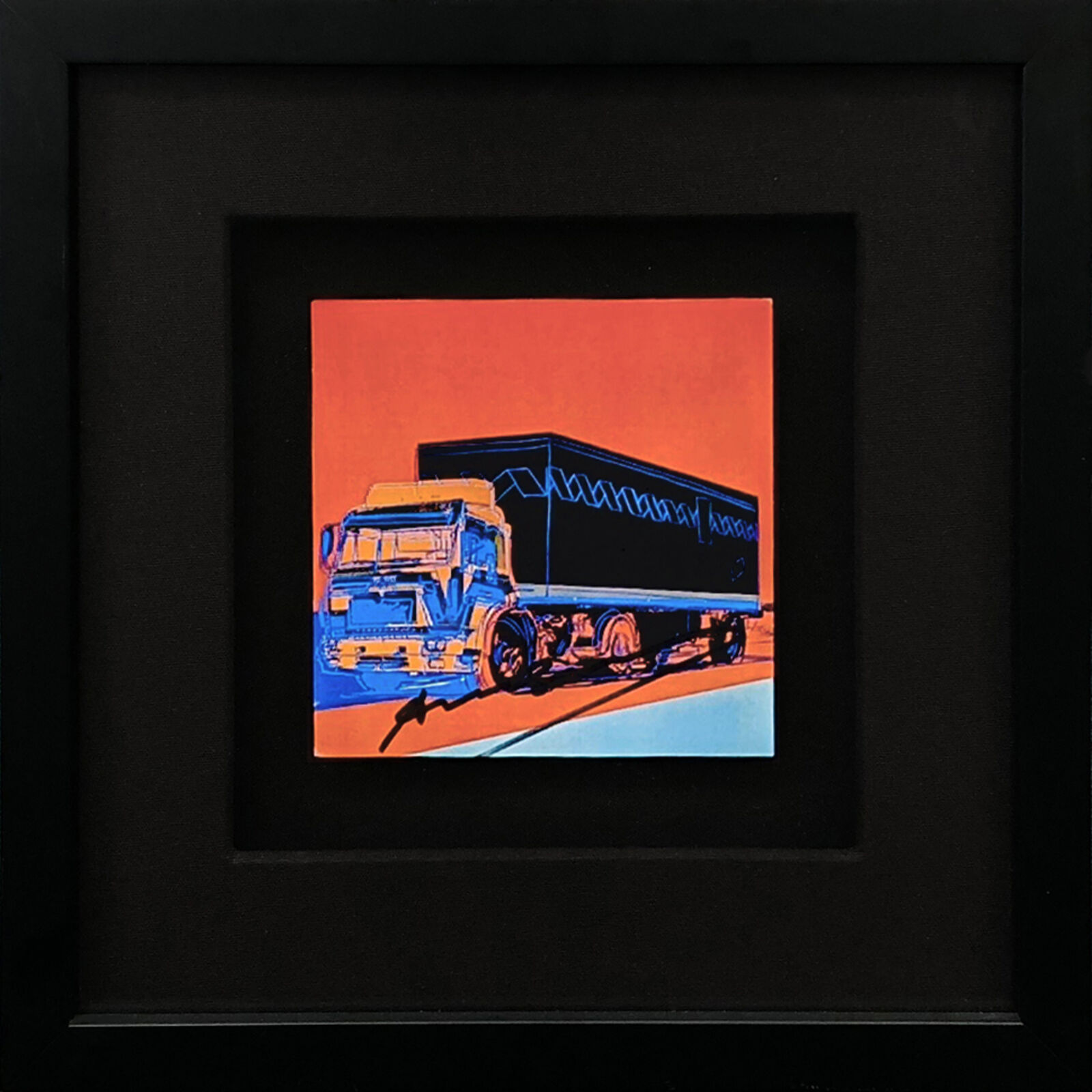 TRUCKS INVITATION by Andy Warhol, 1985