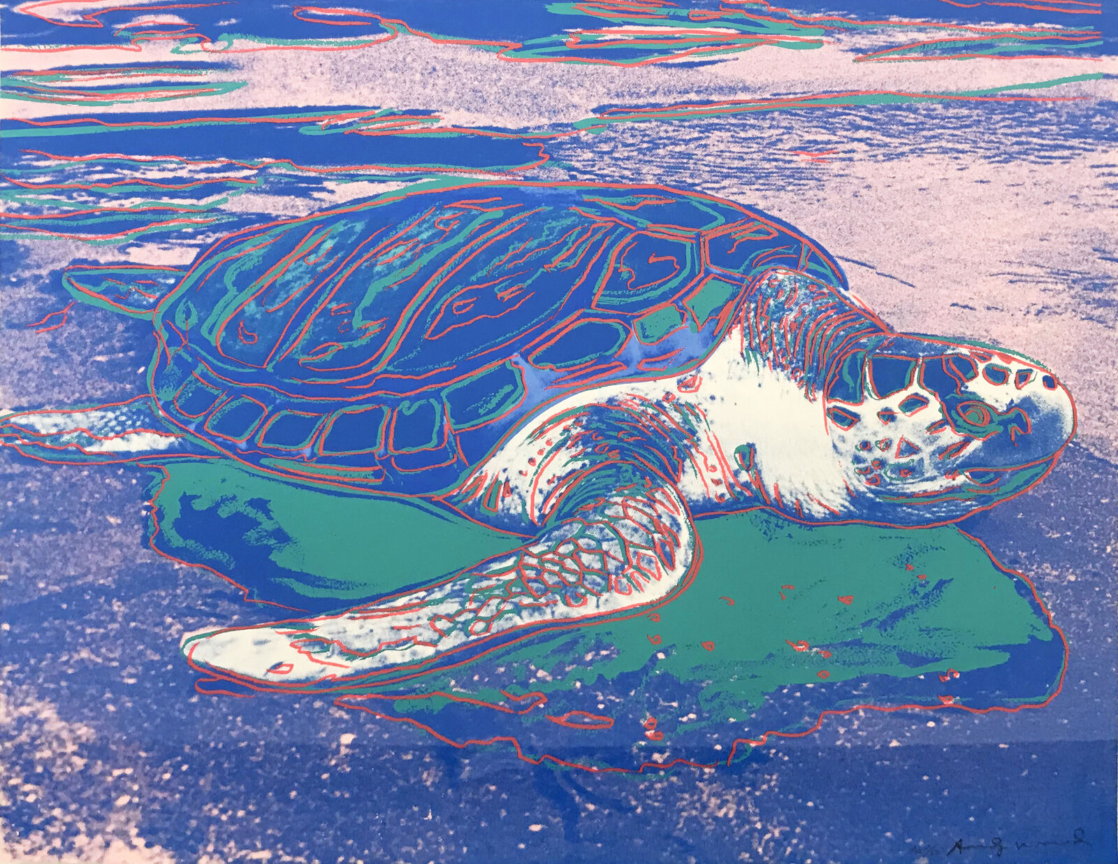 TURTLE FS II.360A by Andy Warhol, 1985
