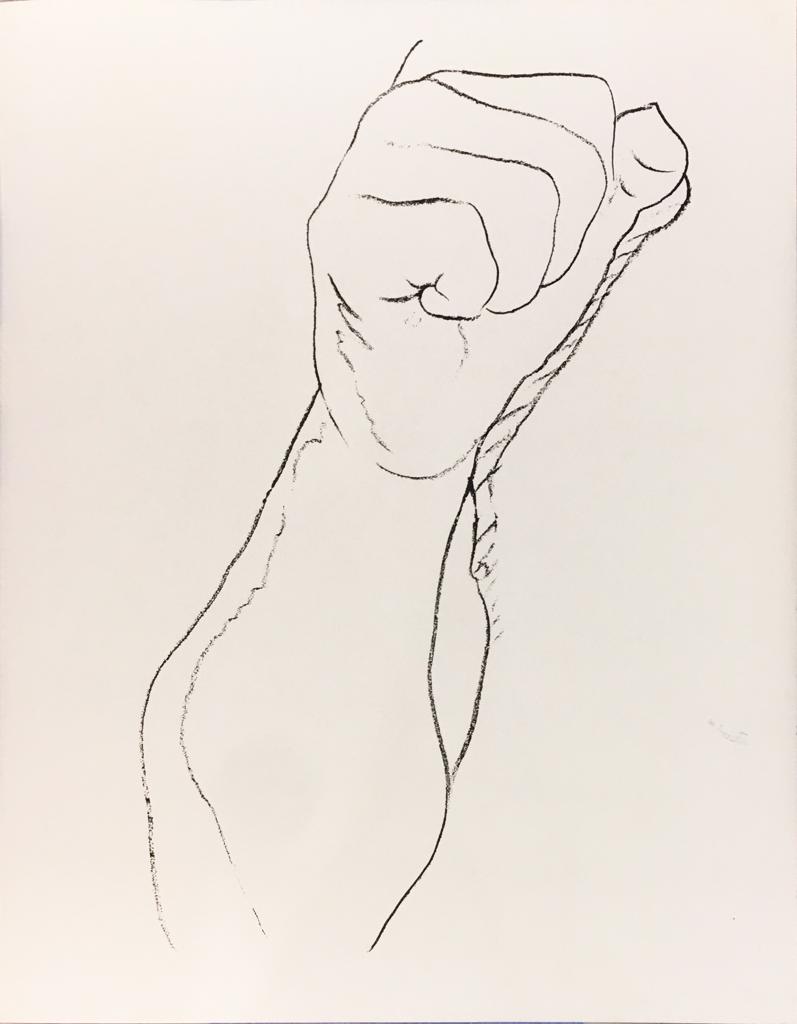 Artwork by Andy Warhol, Muhammad Ali: The Fist, Made of Unique screenprint on paper 