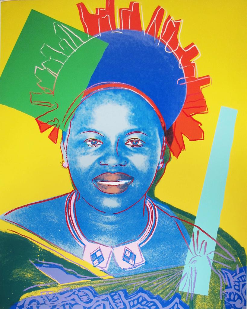 Reigning Queens: Queen Ntombi Twala of Swaziland by Andy Warhol, 1985