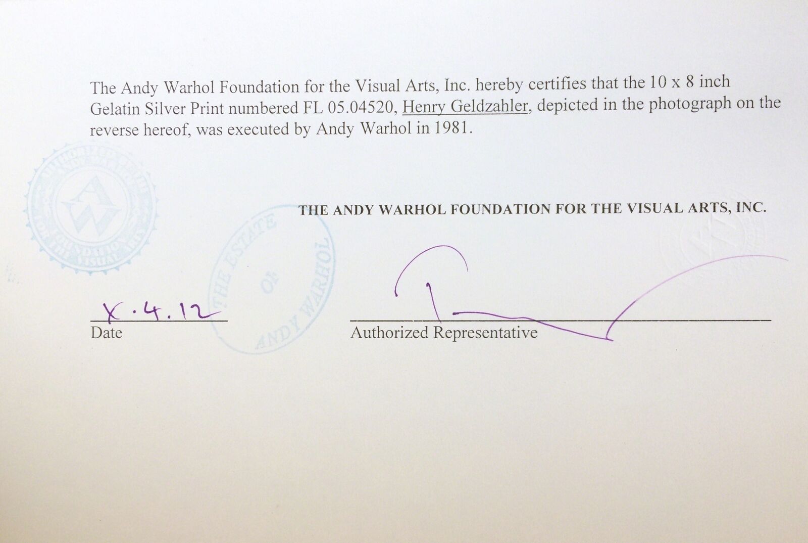 A close up of a document with a stamp on it.