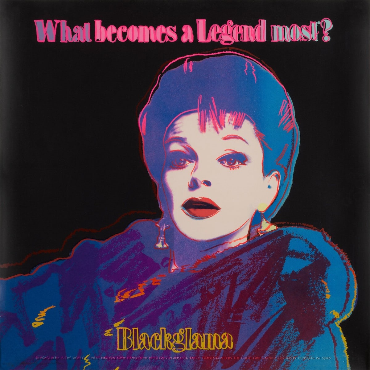 Blackglama (Judy Garland) (F & S II.351) by Andy Warhol, 1985