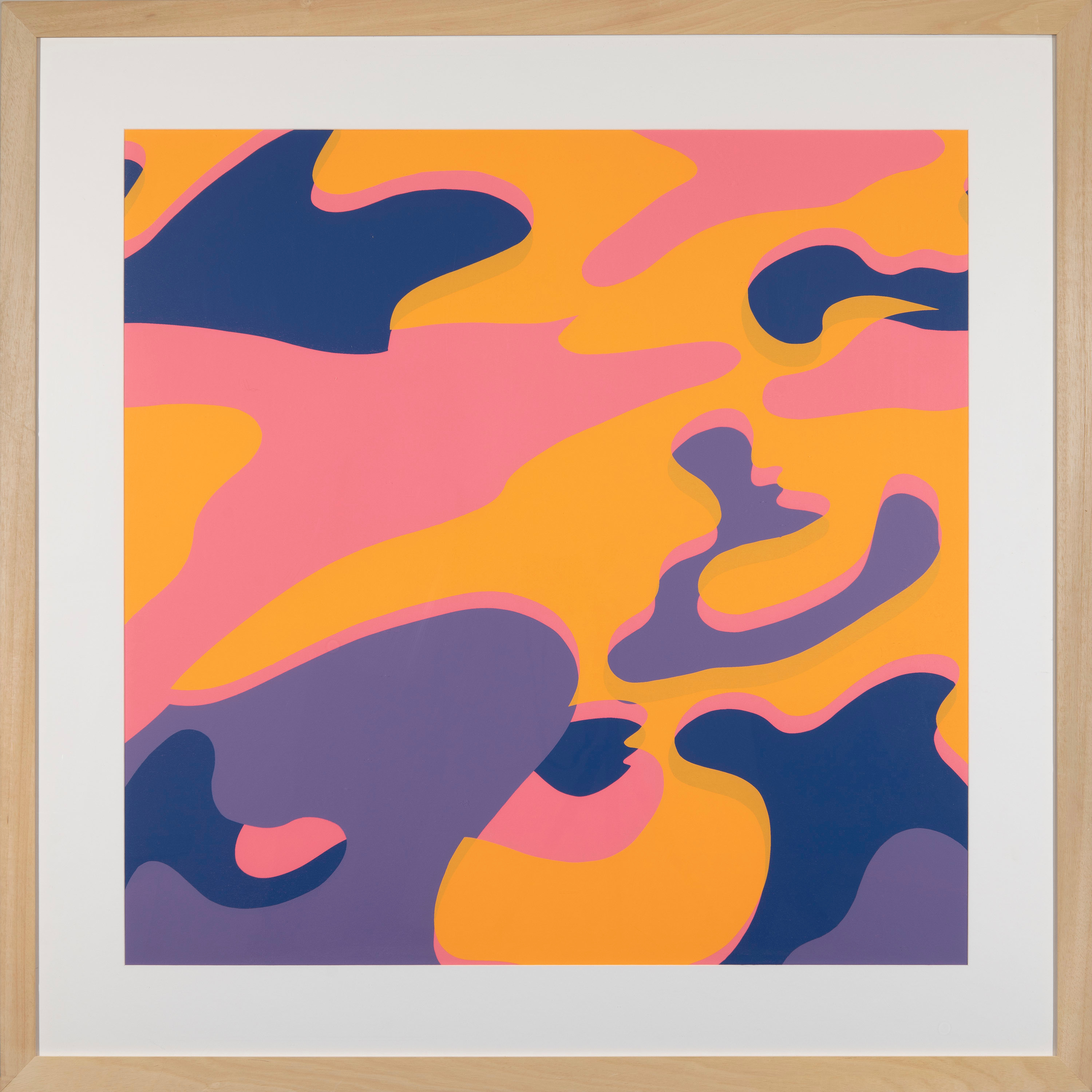 Artwork by Andy Warhol, Camouflage (F & S II.410), Made of Screenprint on Lenox Museum Board 