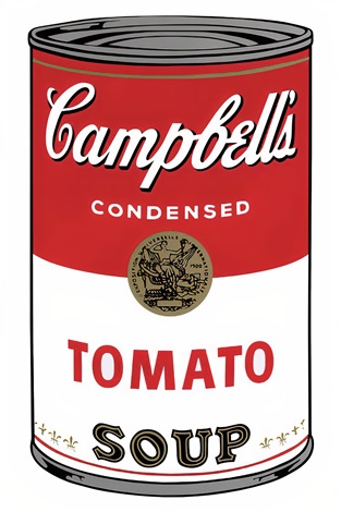 Campbell's Soup Can 11.46 (Tomato) by Andy Warhol, null