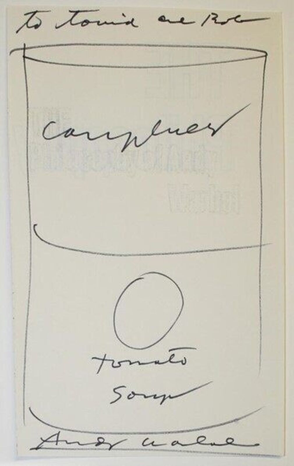 Campbell's Tomato Soup - to Tonia/P