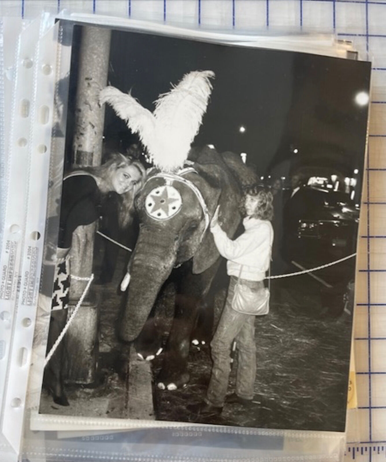 Artwork by Andy Warhol, Cornelia Guest and Unidentified Woman, Made of Unique silver gelatin print 