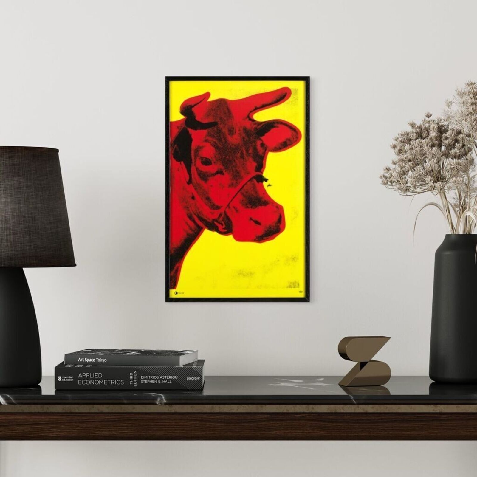 Artwork by Andy Warhol, Cow, Made of Porcelain printed in colors 