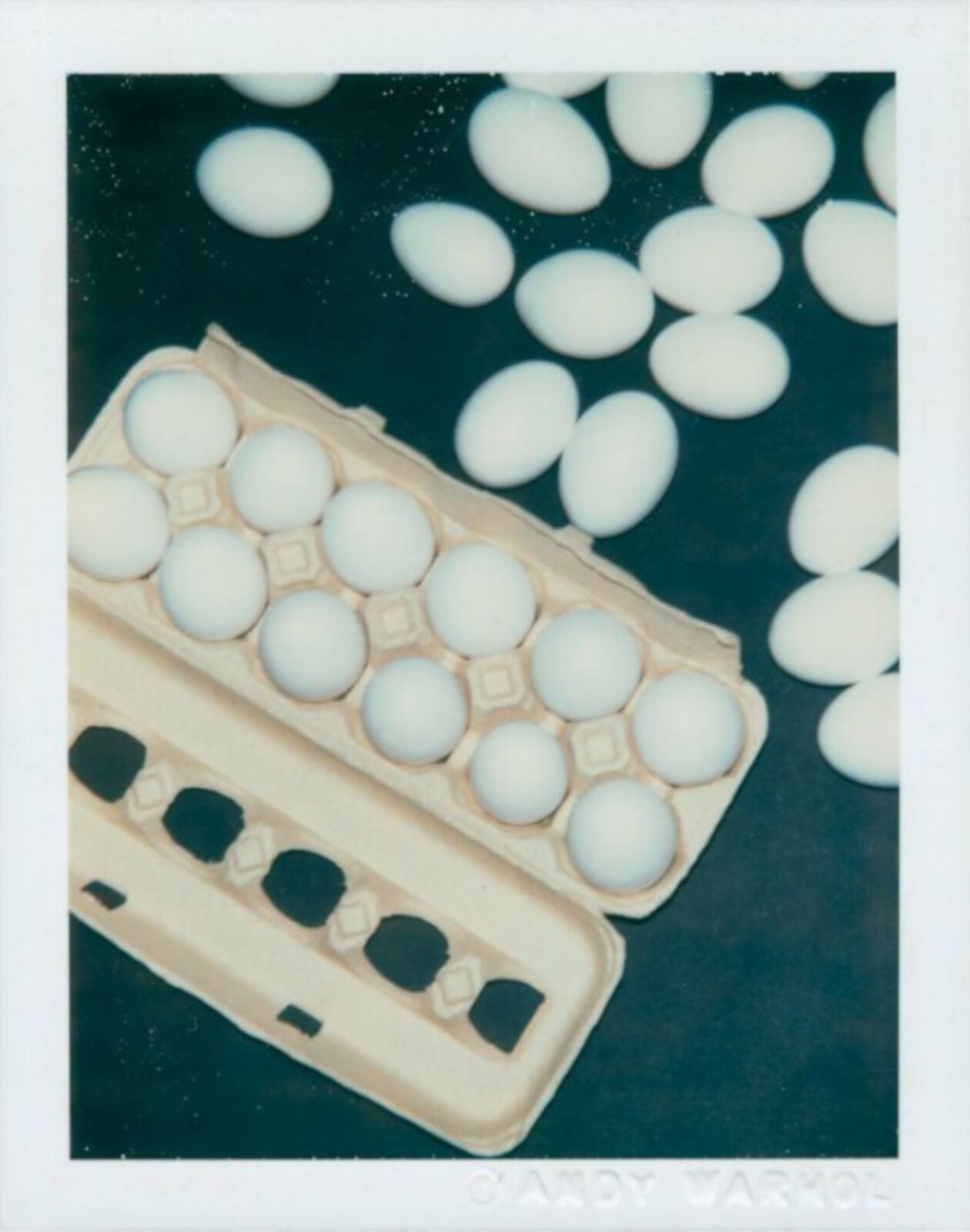 Artwork by Andy Warhol, Eggs, Made of Unique Polaroid print 