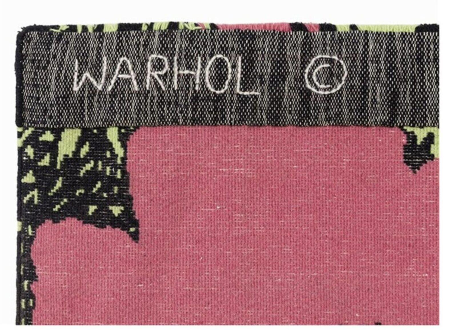 Artwork by Andy Warhol, Flowers, Made of Hand woven wool tapestry 