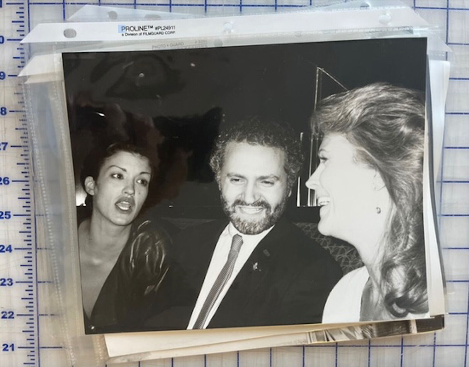 Artwork by Andy Warhol, Gianni Versace, Candice Bergen and Janice Dickinson, Made of Unique silver gelatin print 