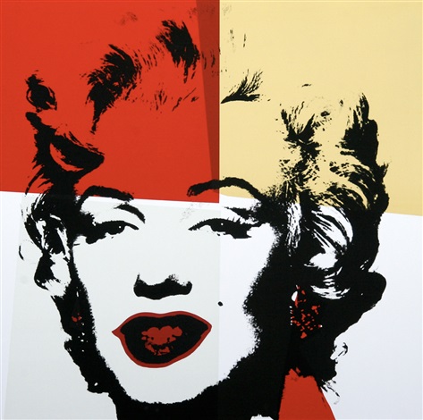 Artwork by Andy Warhol, Golden Marilyn 11.38, Made of Silkscreen on Museum Board 