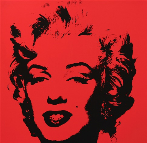 Artwork by Andy Warhol, Golden Marilyn 11.43, Made of Silkscreen on Museum Board 