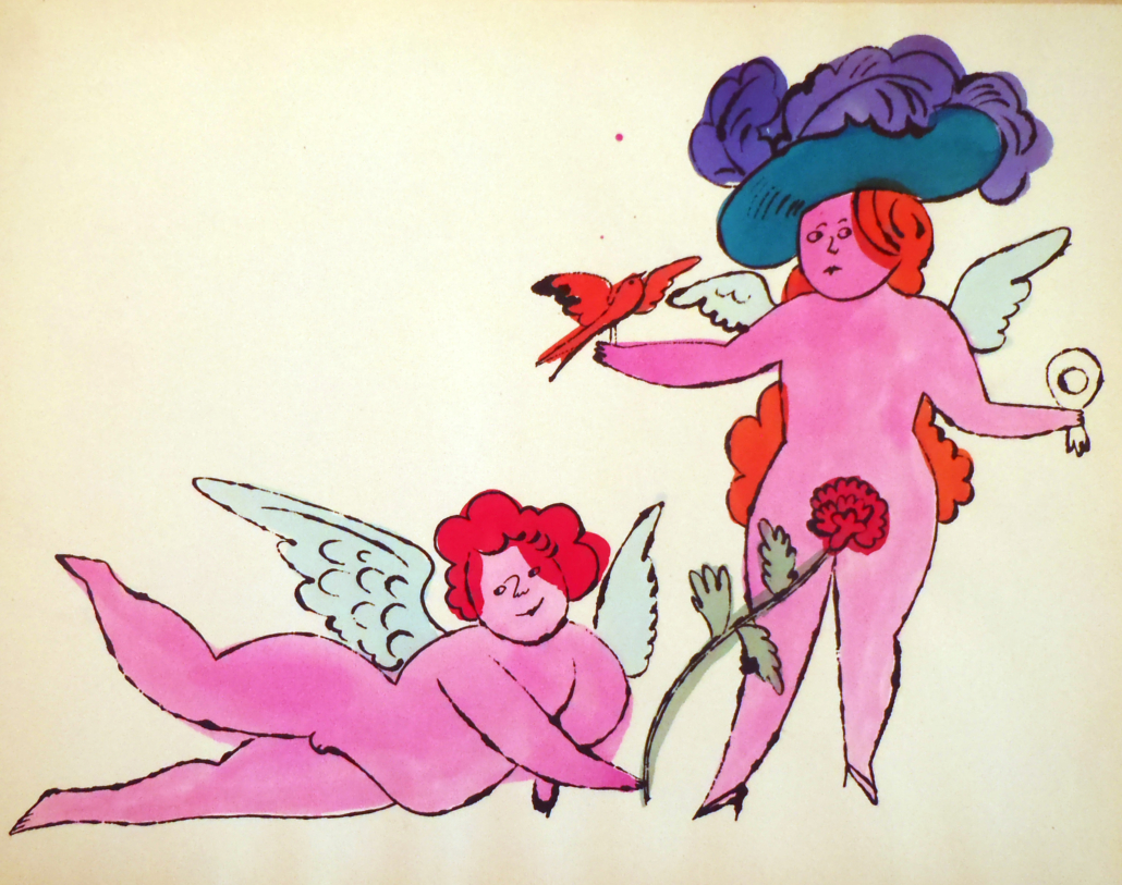Artwork by Andy Warhol, In The Bottom of my Garden, IV.94A, Made of Offset lithograph and watercolor on paper 