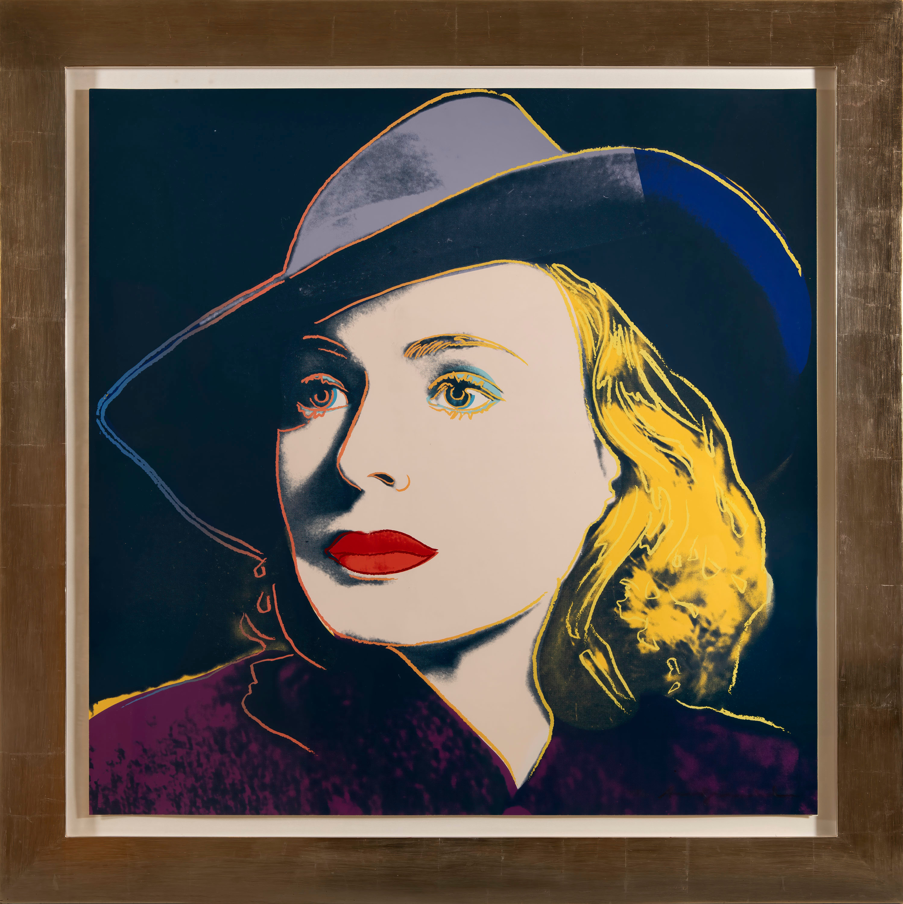 Artwork by Andy Warhol, Ingrid Bergman with Hat (F & S IIB.315) TP, Made of Unique screenprint on Lenox Museum Board 