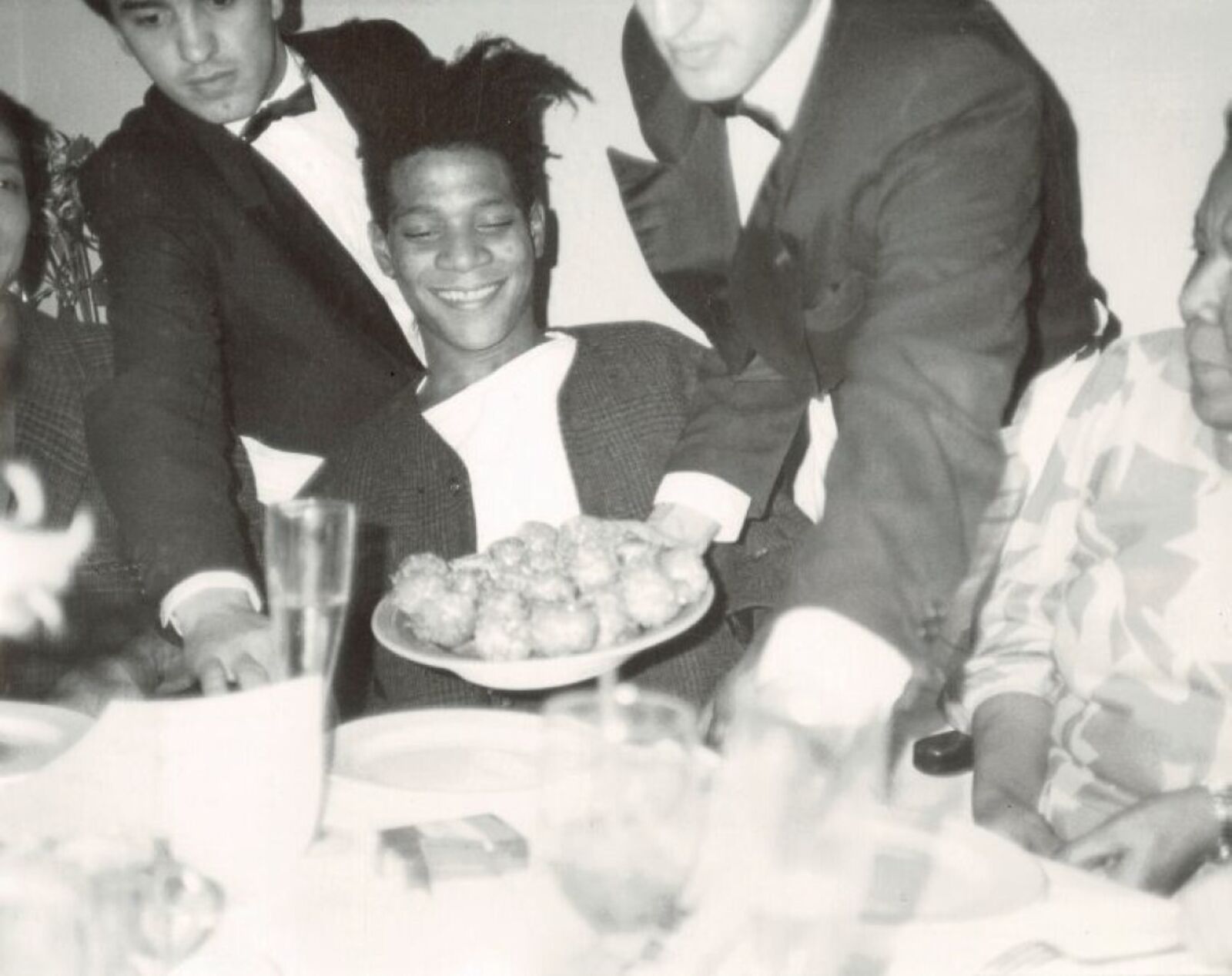 Artwork by Andy Warhol, Jean-Michel Basquiat at Mr. Chow, Made of Unique gelatin silver print 
