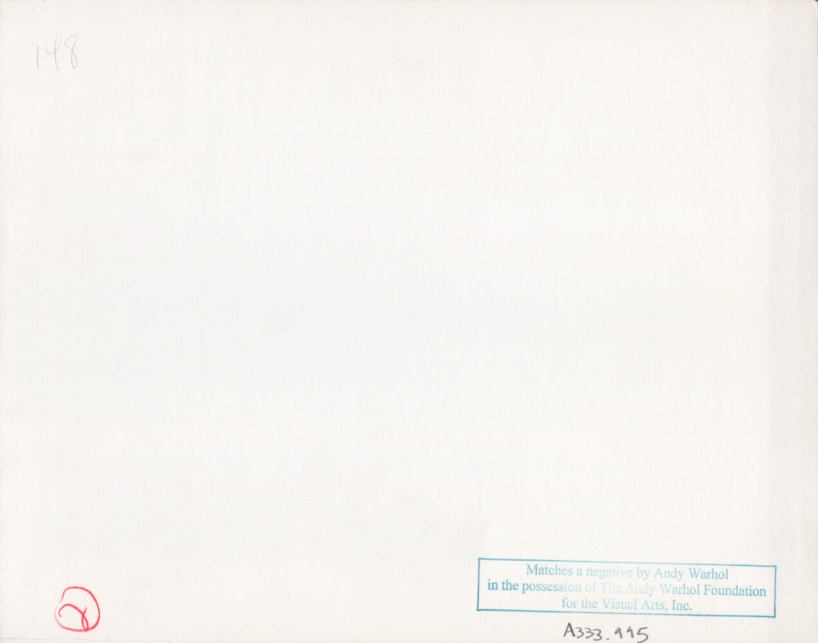 Artwork by Andy Warhol, Jerry Zipkin, Made of Unique gelatin silver print 