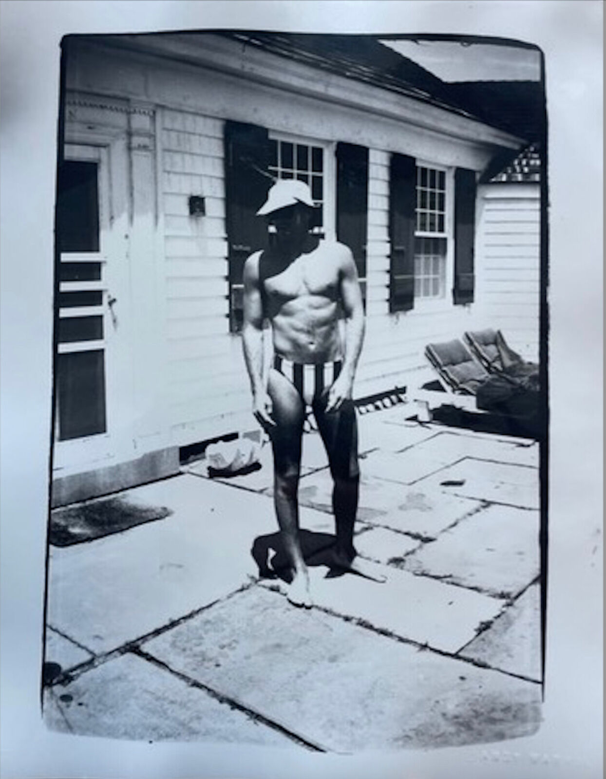 Artwork by Andy Warhol, Jon Gould at Beach House in Montauk, Made of Unique silver gelatin print 