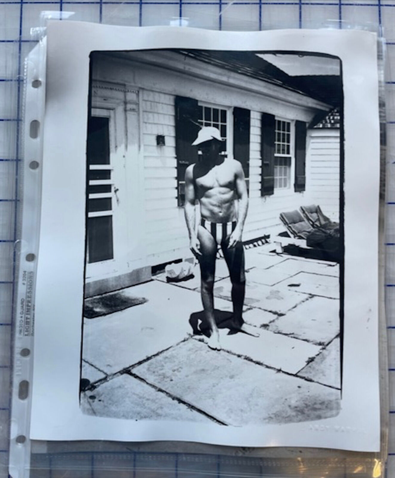 Artwork by Andy Warhol, Jon Gould at Beach House in Montauk, Made of Unique silver gelatin print 