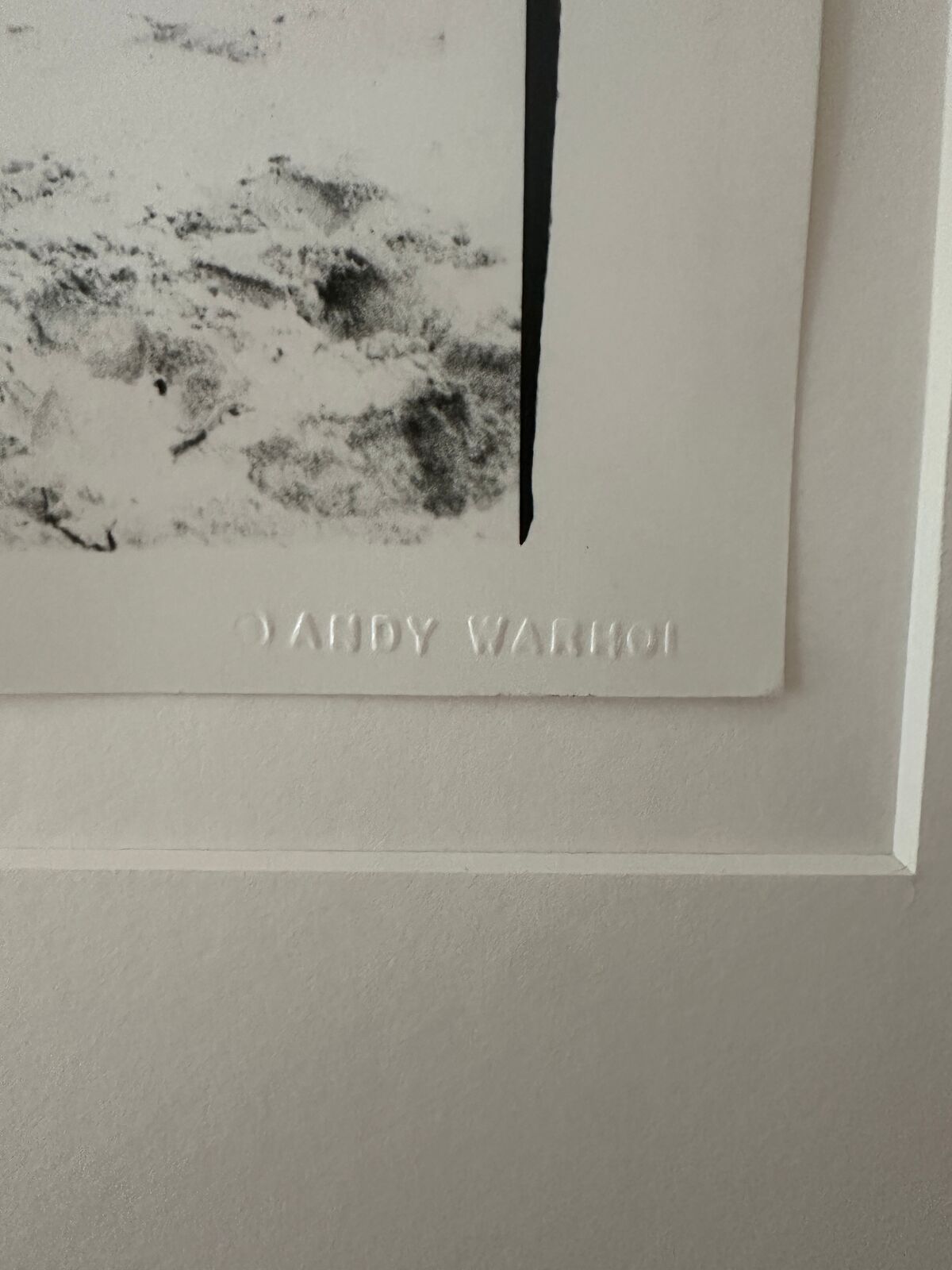 Artwork by Andy Warhol, Jon Gould Pointing on Fire Island Beach, Made of Unique silver gelatin print 