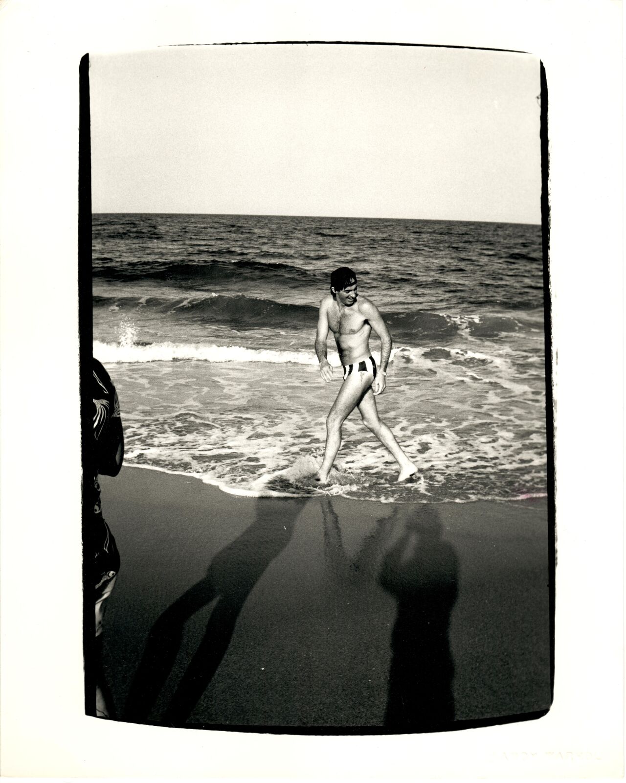 Jon Gould Walking in Surf in Palm Beach by Andy Warhol, 1982