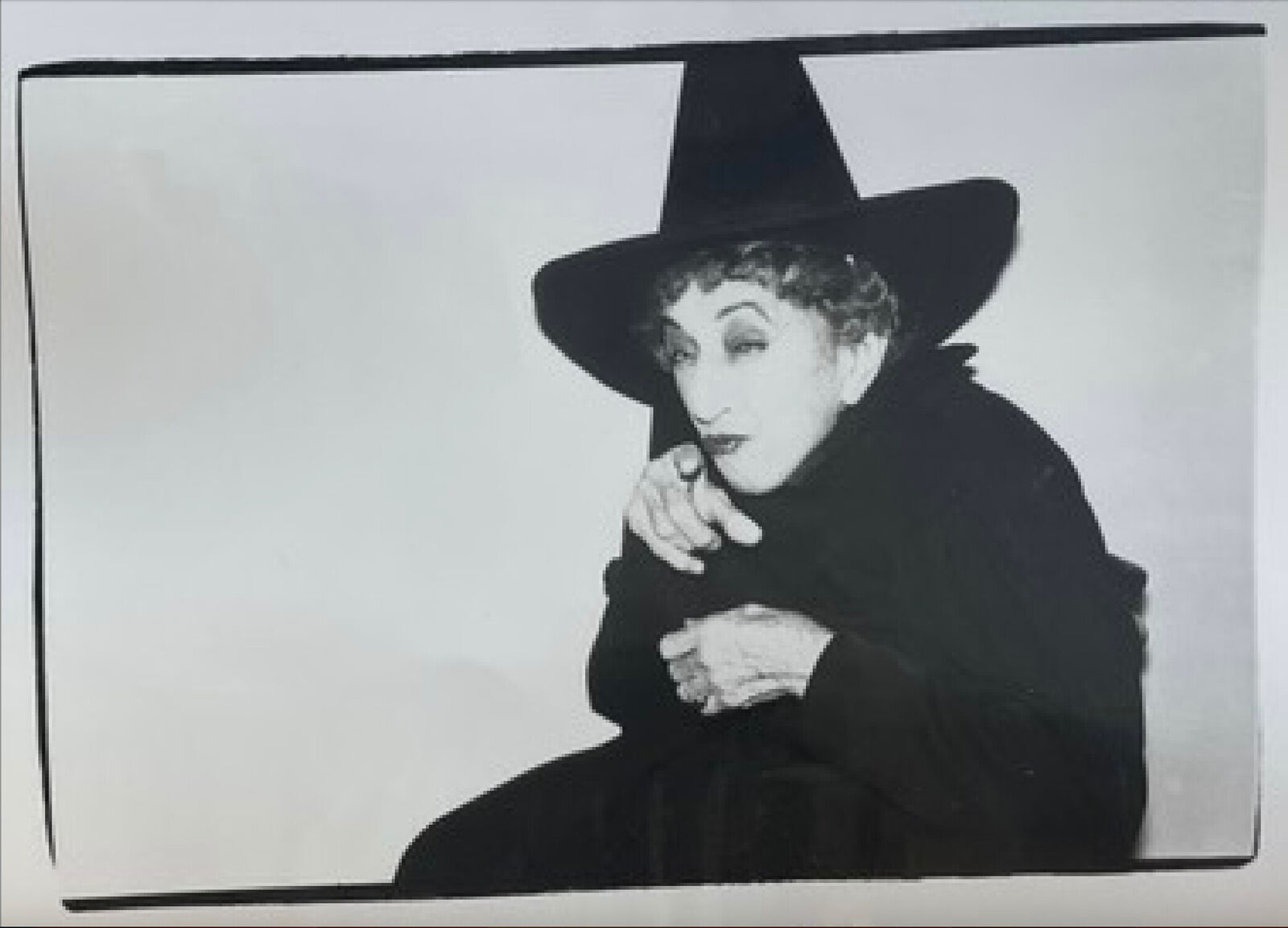 Artwork by Andy Warhol, Margaret Hamilton - Witch in Myths series, Made of Unique silver gelatin print 