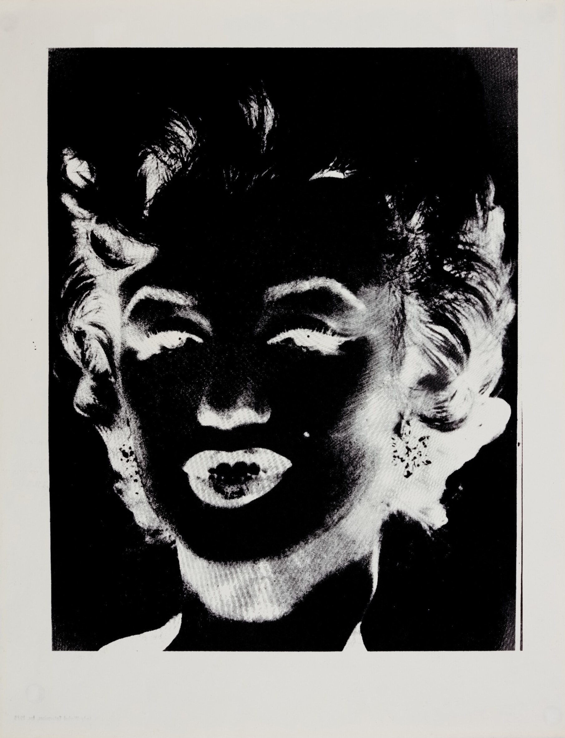 Marilyn Monroe (Marilyn) Reversal (F & S III.3) by Andy Warhol, circa 1978