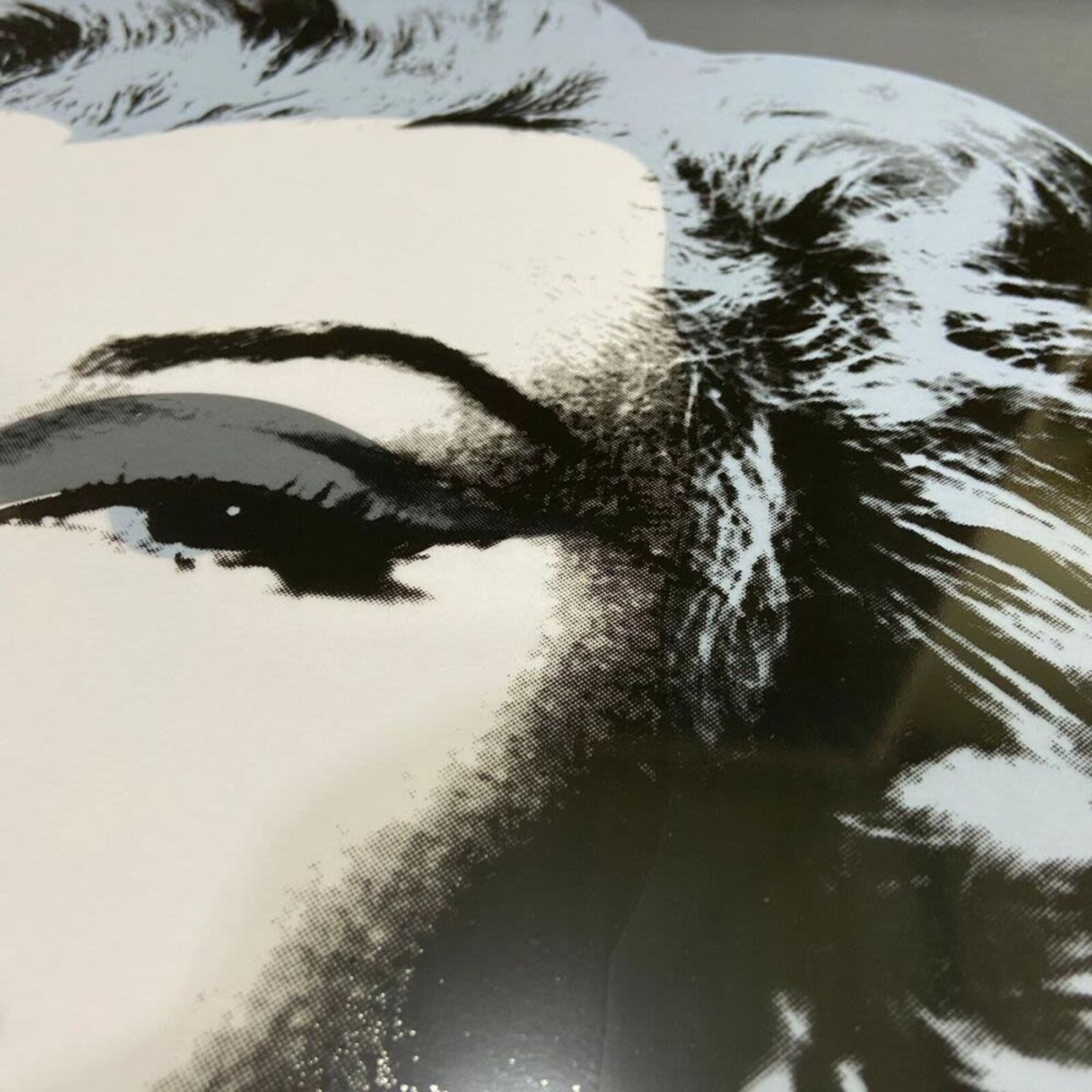 Artwork by Andy Warhol, Marilyn (Silver), Made of Enamel on porcelain 