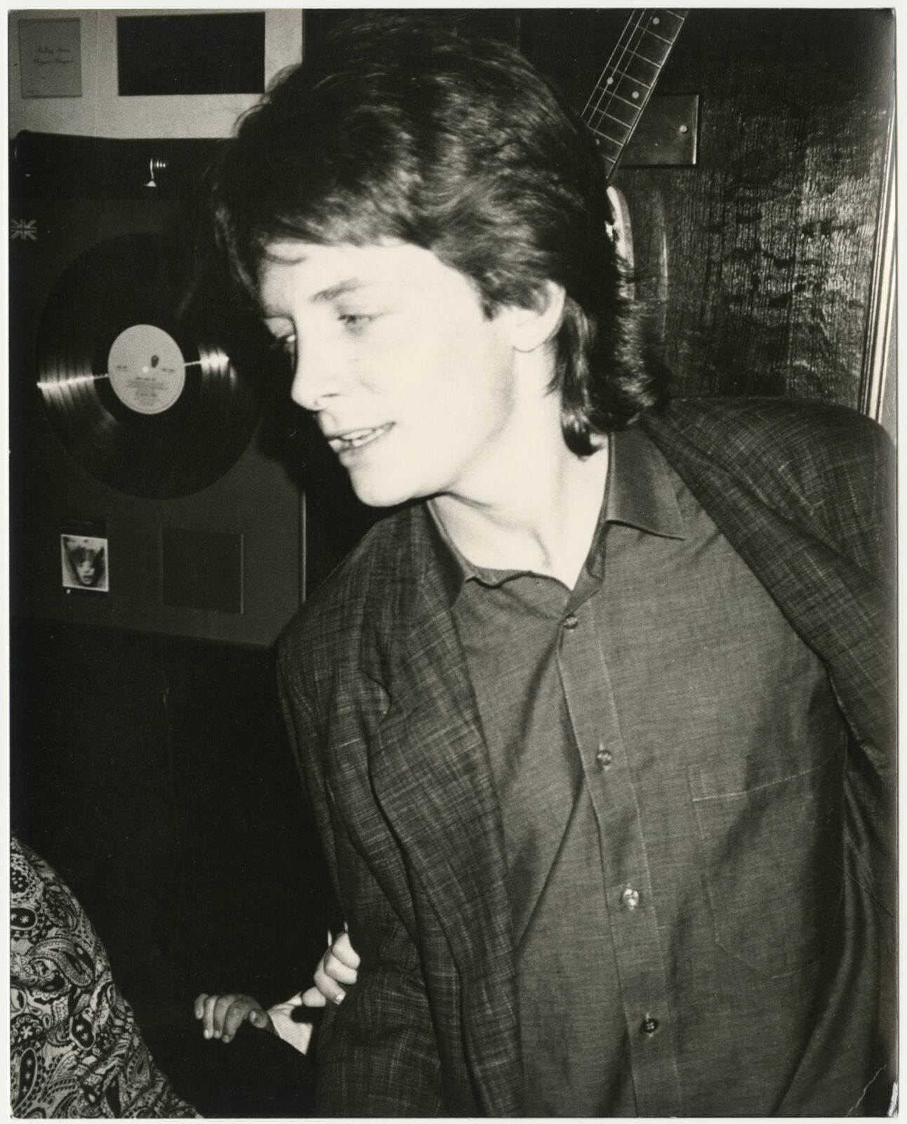 Artwork by Andy Warhol, Michael J. Fox, Made of Unique gelatin silver print 