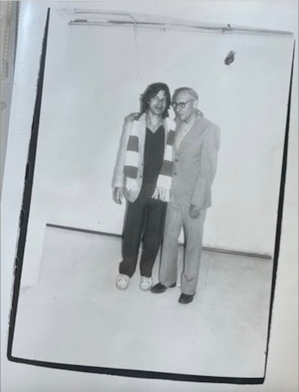 Artwork by Andy Warhol, Mick Jagger and William Burroughs, Made of Unique silver gelatin print 