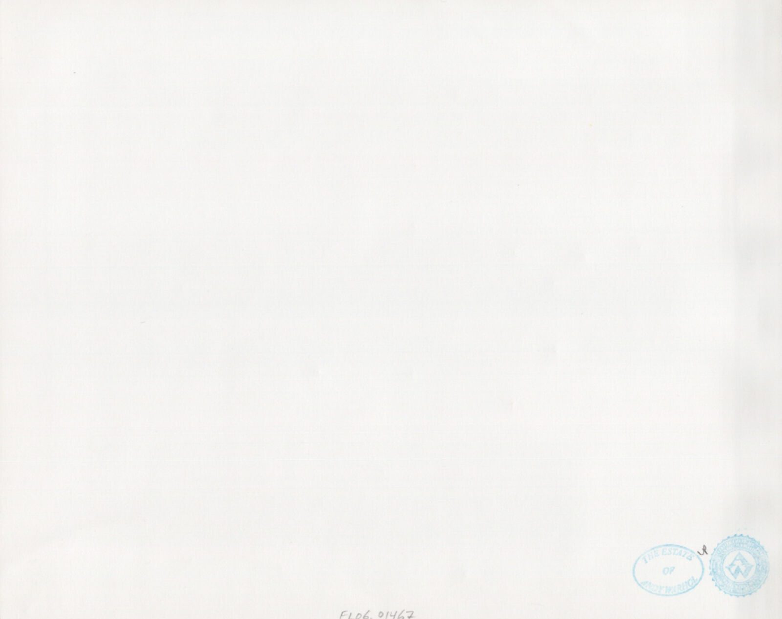 Artwork by Andy Warhol, Penny Marshall and Brian Ferry, Made of Unique gelatin silver print 